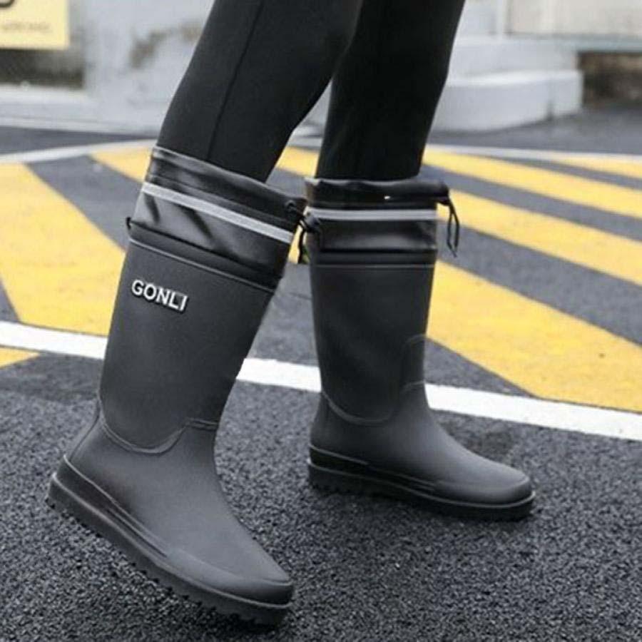 レインシューズ メンズ ショート レインブーツ 長靴 ミドル丈 ブーツ ショートブーツ 雨靴 防水 滑らない おしゃれ 柔らかい 靴 防雪 軽量 歩きやすい