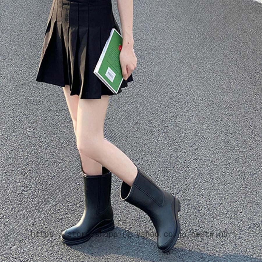 レインブーツ レディース レインシューズ おしゃれ ブーツ ショート 丈 防水 長靴 雨 雨靴 農作業 園芸 ガーデニングブーツ 超可愛い レインブーツ ショート